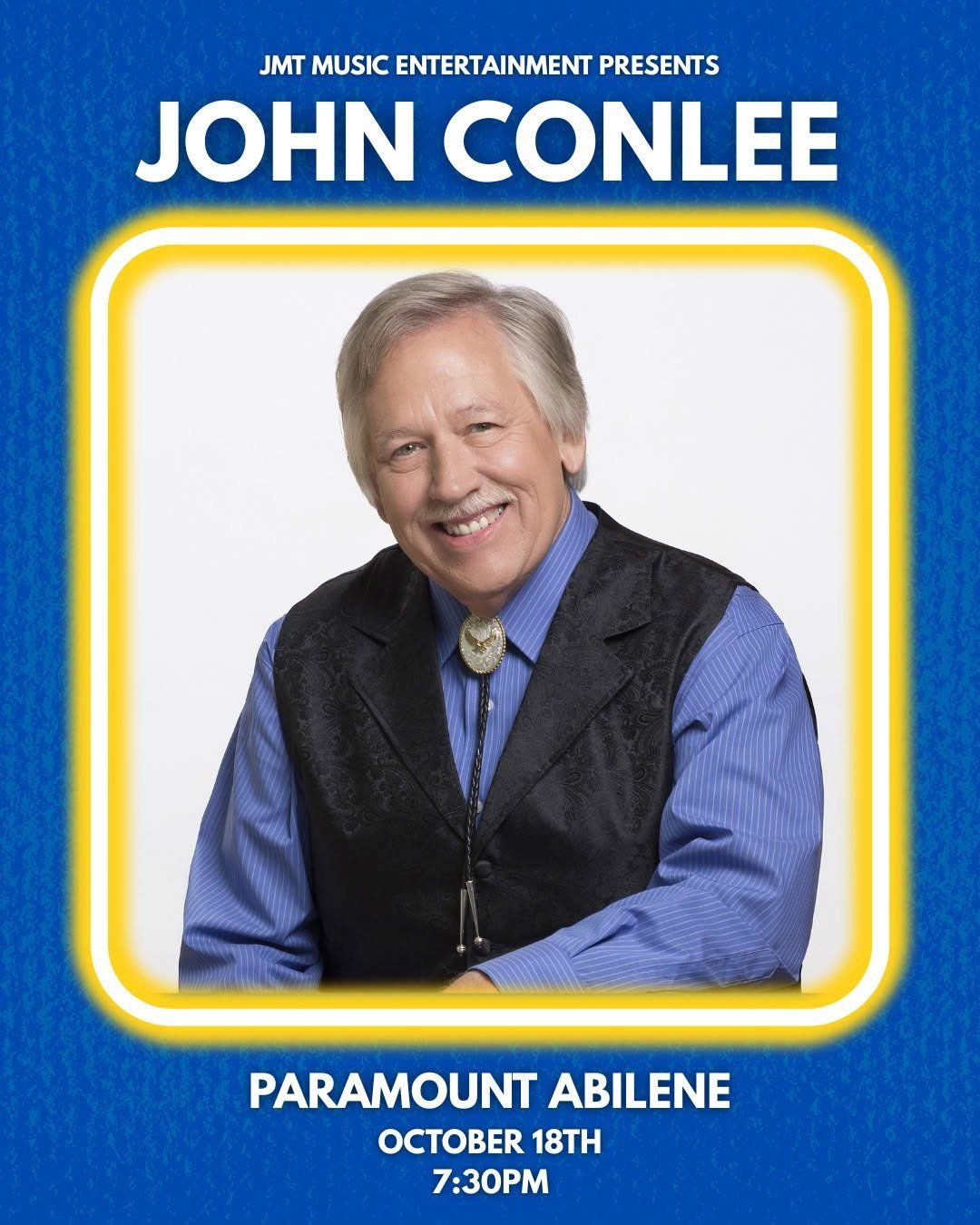 John Conlee at Blue Gate Performing Arts Center, 9 April | Event in Shipshewana | AllEvents
