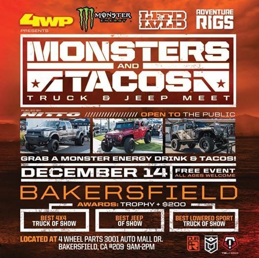 Bakersfield Auto Mall >> Monsters Tacos At 4 Wheel Parts Bakersfield 3001 Auto Bakersfield Auto Mall >> Monsters Tacos At 4 Wheel Parts Bakersfield 3001 Auto