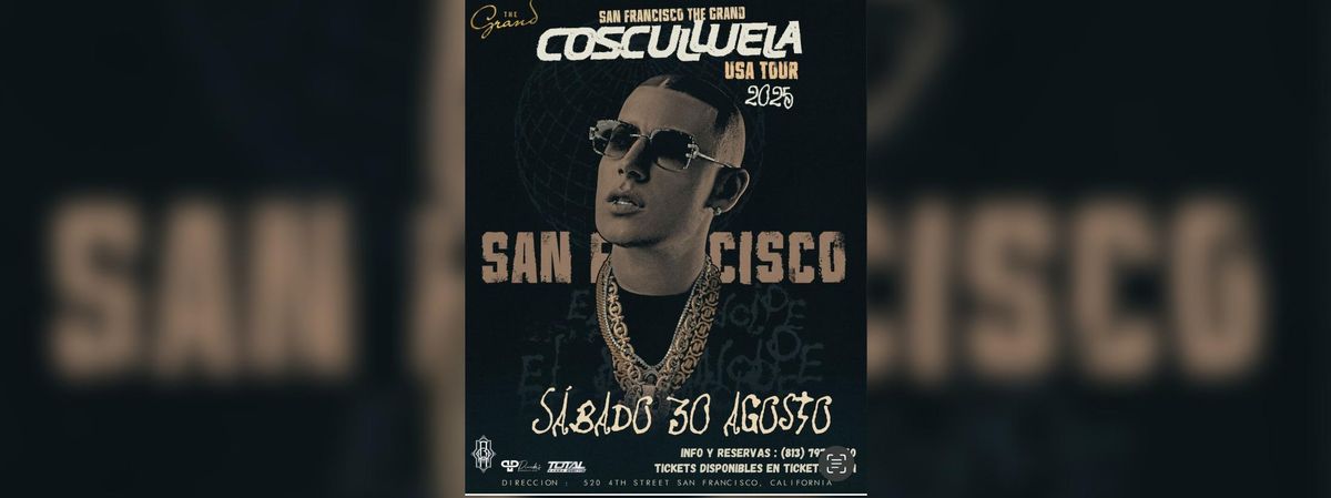 COSCULLUELA EN SAN FRANCISCO, 30 August | Event in San Francisco | AllEvents