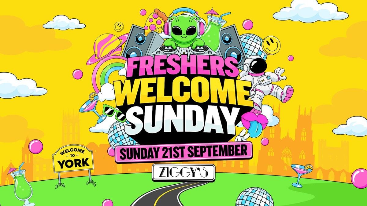 Official Freshers Welcome Sunday 2025: York St John , 21 September | Event in York | AllEvents