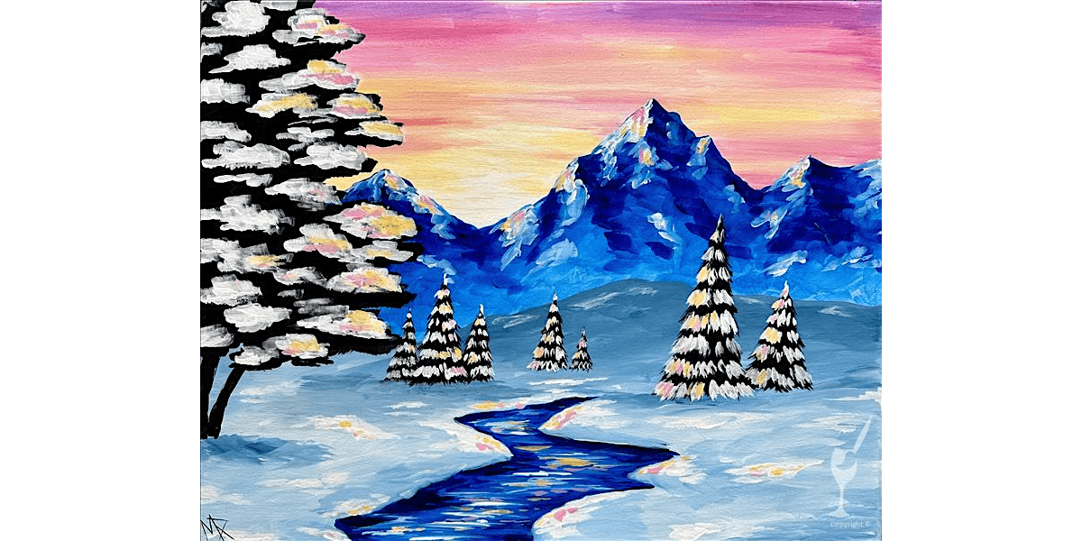 Winter Sunset - Paint and Sip in Houston | Classpop!™, 15 December | Event in Pasadena | AllEvents