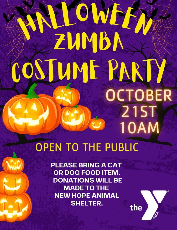 Zumba Halloween Costume Party, The Family Y Hattiesburg, October 21