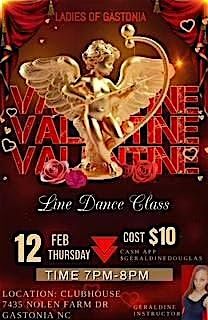 Ladies of Gastonia Valentine Line Dance Class, 12 February | Event in Gastonia | AllEvents