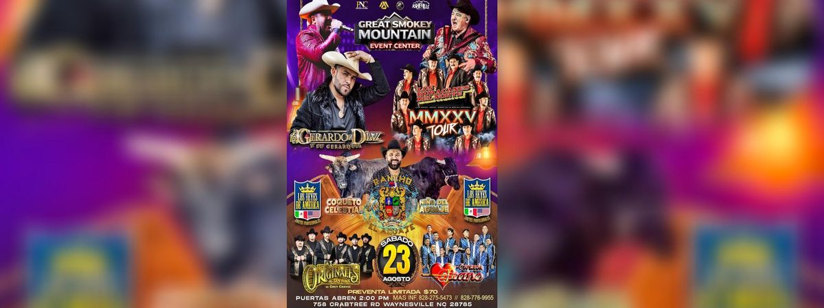 GERARDO Y SU GERARQUIA, LOS HURACANES DEL NORTE & MAS , 23 August | Event in Waynesville | AllEvents