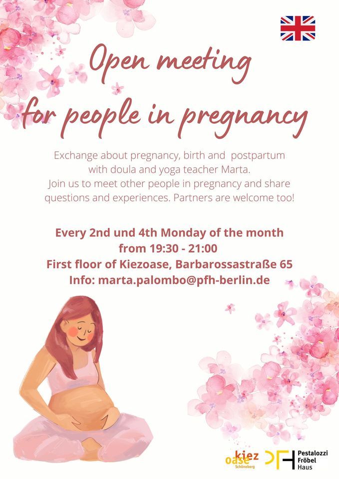 Pregnancy meetings with the doula, KiezoaseZentrum für Nachbarschaft