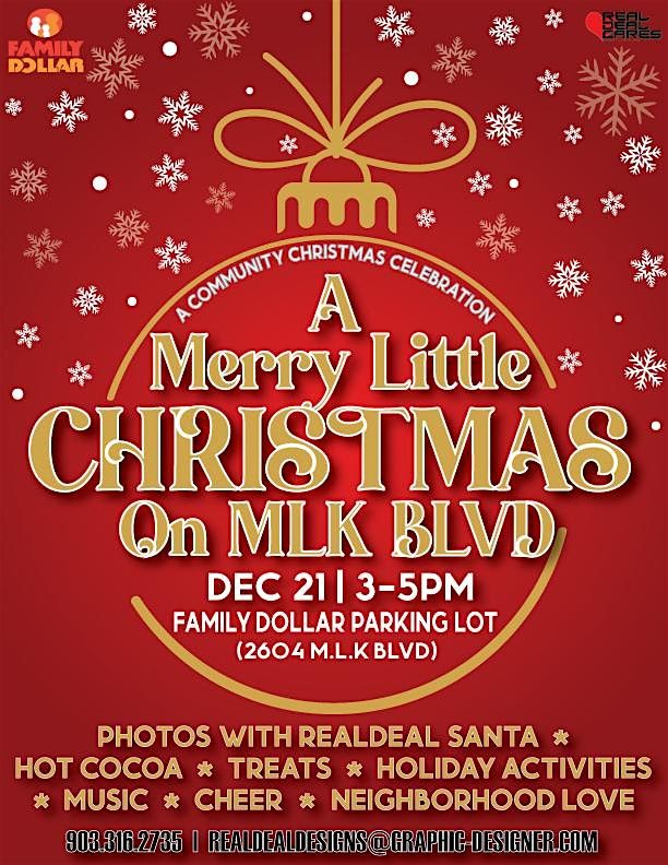 A Merry Little Christmas on MLK BLVD, 21 December | Event in Lubbock | AllEvents