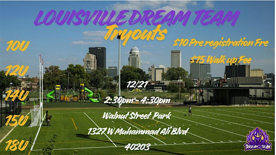 Louisville Dream Team 7v7 Tryout (10U, 12U, 14U , 15U , 18U ), 21 December | Event in Louisville | AllEvents