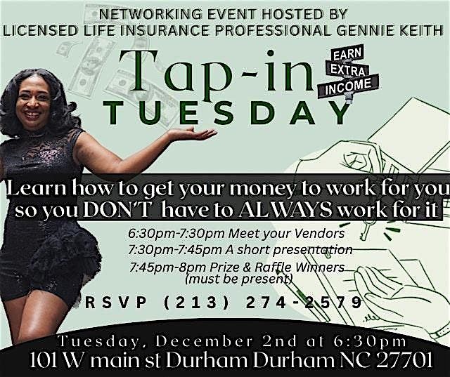TAP-IN Tuesday (Network Event), 2 December | Event in Durham | AllEvents