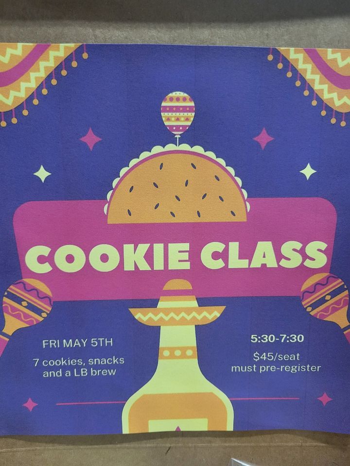 Cinco De Mayo Cookie class, Lazy Beach Brewing, Corpus Christi, May 5