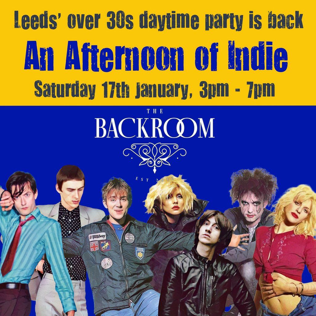 An Afternoon of Indie: LEEDS (over 30s only) *50% sold*, 17 January | Event in Leeds | AllEvents