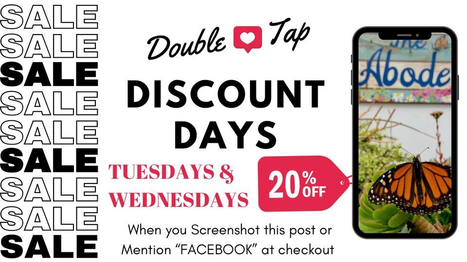 Double Tap Discount Days, The Abode, San Clemente, 31 October 2023