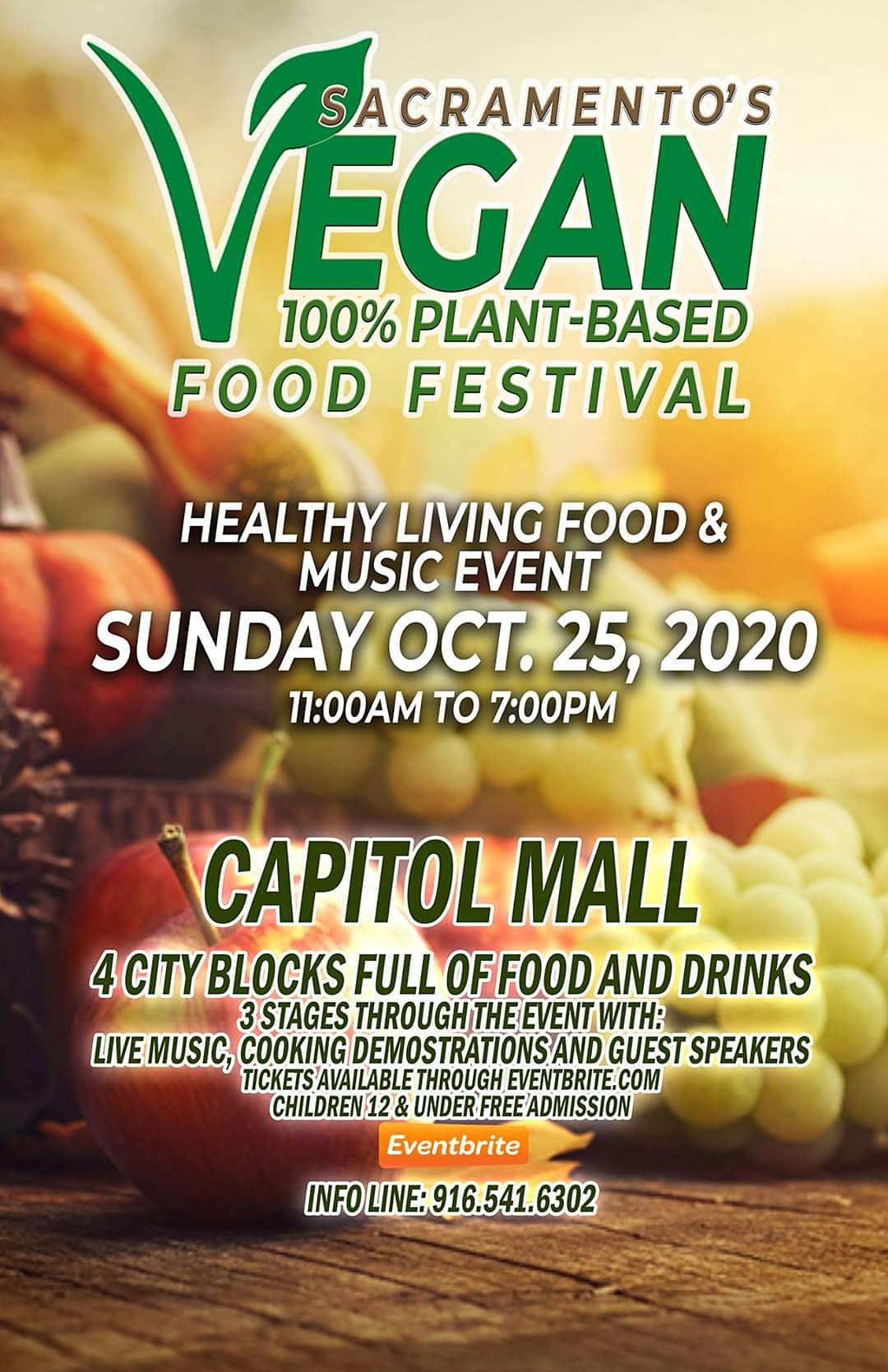 Sacramentos Vegan Food Festival at Capitol Mall, Sacramento
