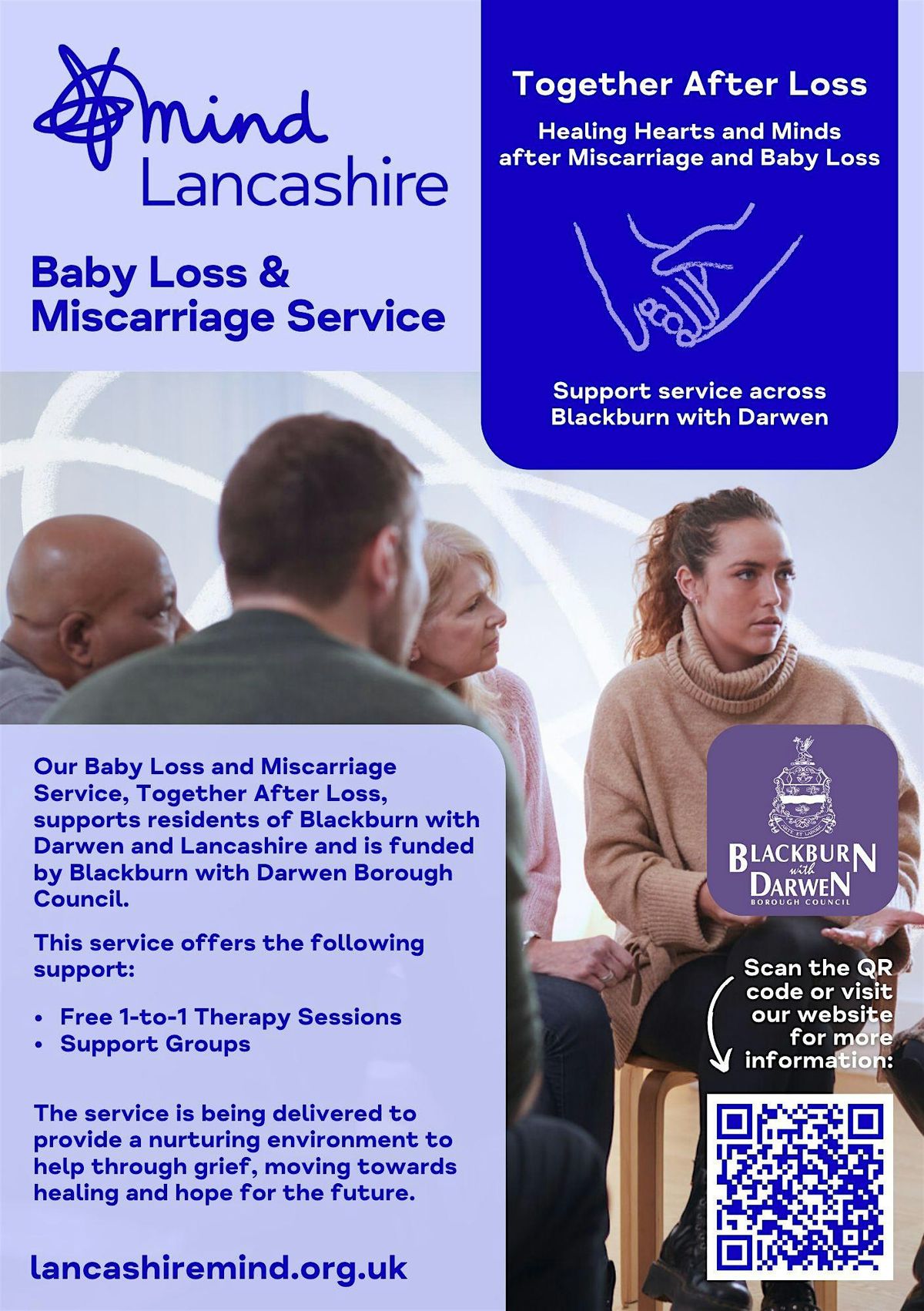 Lancashire Mind, Together After Loss Wellbeing and Support Sessions