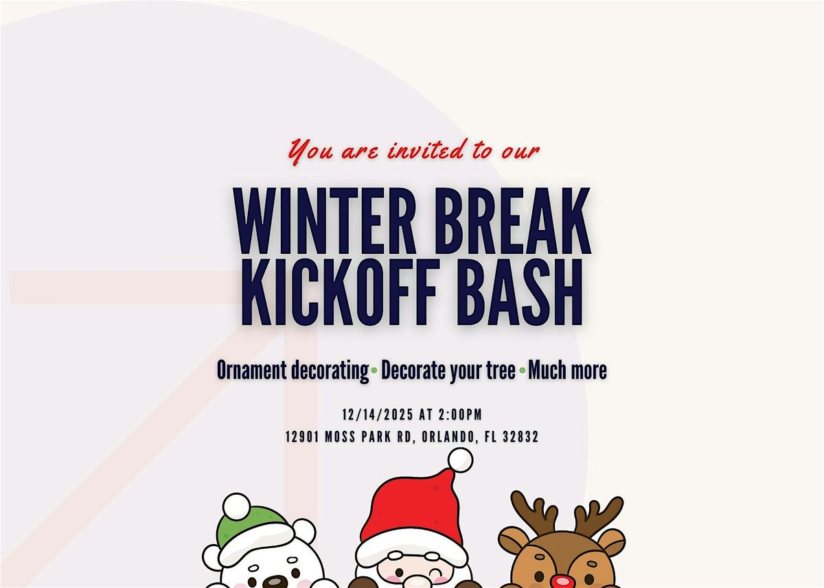 Winter Break Kickoff Bash, 14 December | Event in Orlando | AllEvents