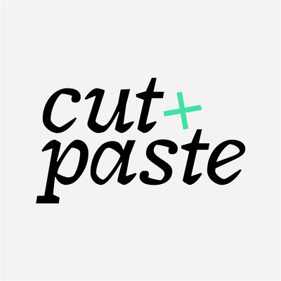 cut + paste logo