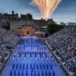 The Royal Edinburgh Military Tattoo at Edinburgh Castle Esplanade