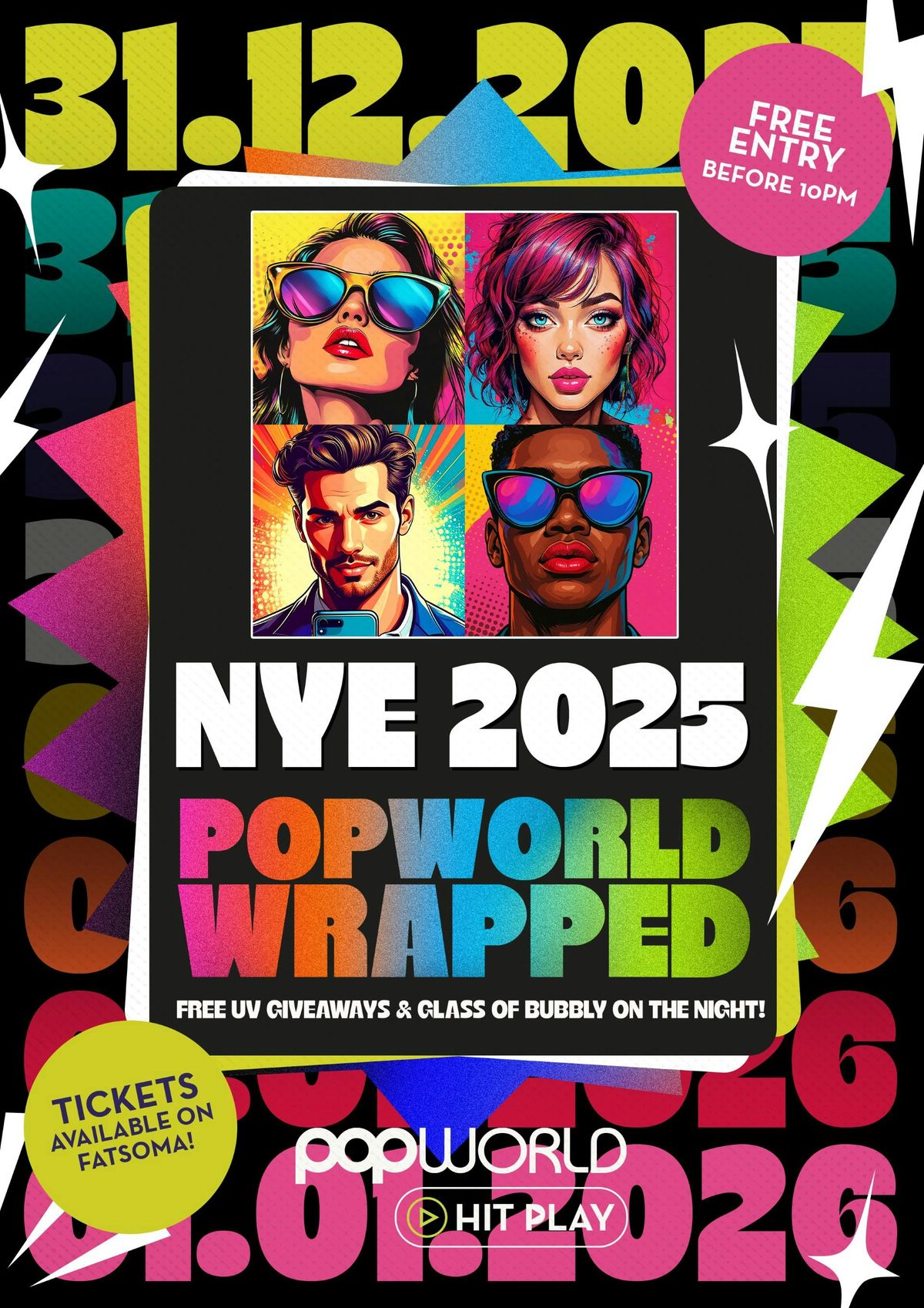 🫟 🪩 Pop Wrapped NYE Event 🪩🫟, 31 December | Event in Gosport | AllEvents