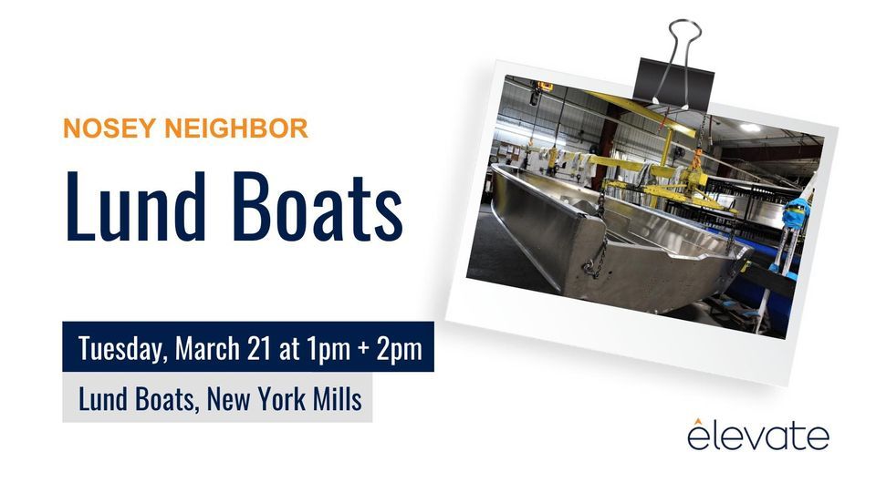 Nosey Neighbor Lund Boats, Brunswick New York Mills, March 21 2023