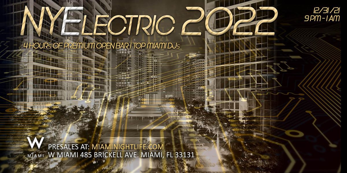 2022 W Hotel Miami New Years Eve Party W Miami Downtown 15th Floor Rooftop Lounge December 31 To January 1 Allevents In Sacramento New Years Eve Party Events 2022