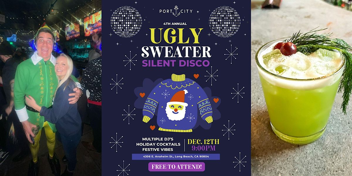 Ugly Sweater Silent Disco Party, 12 December | Event in Long Beach | AllEvents