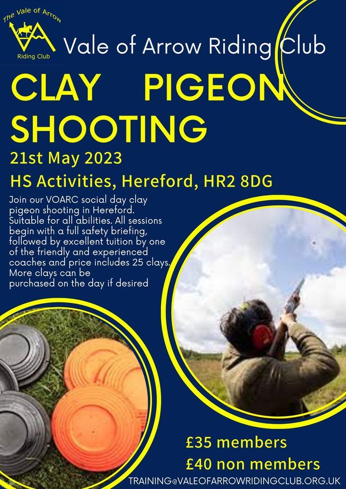 SOCIAL Clay Pigeon Shooting , HS Activities, Hereford, 21 May 2023