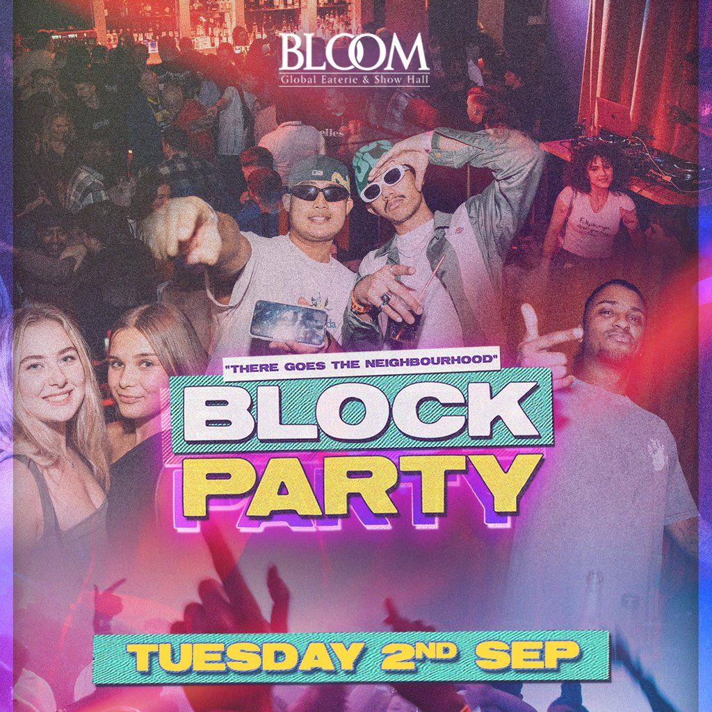 Block Party - Tuesday 2nd September, 2 September | Event in MIDDLESBROUGH | AllEvents