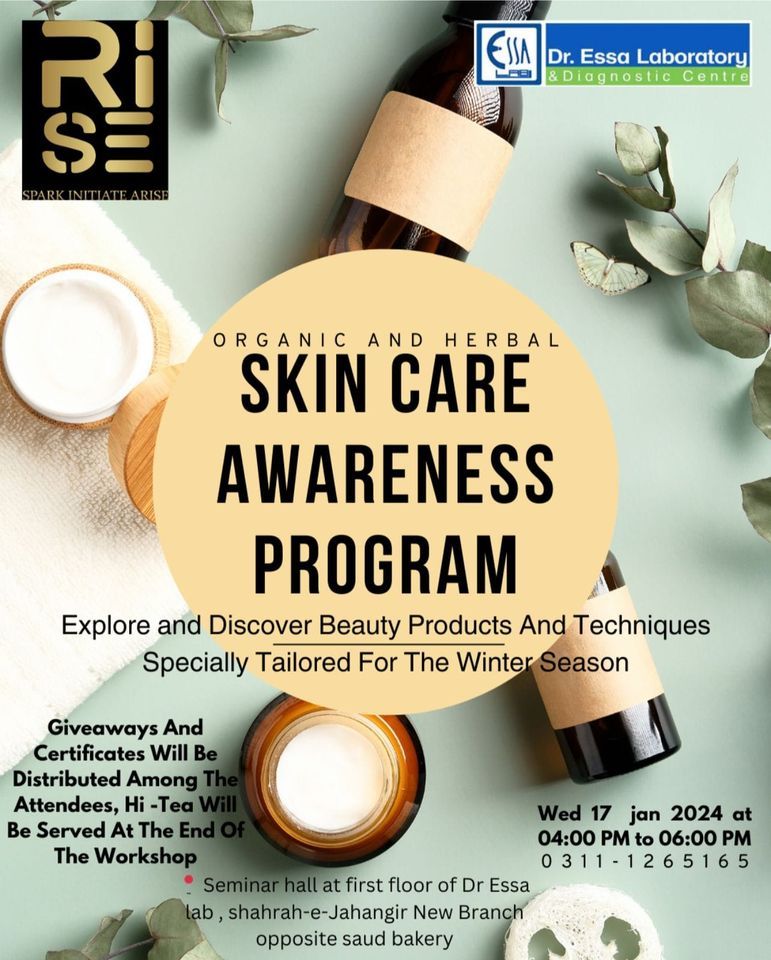 SKIN CARE AWARENESS PROGRAM, Dr Essa Lab, Karachi, January 17 2024