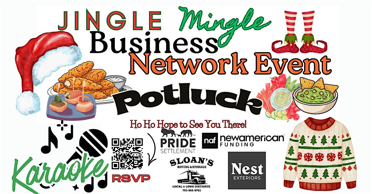 Jingle Minge: Business Networking Potluck & Karaoke Event, 18 December | Event in Fairfax | AllEvents