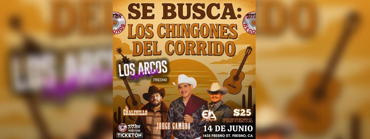 Los Chingones Del Corrido, 14 June | Event in Fresno | AllEvents