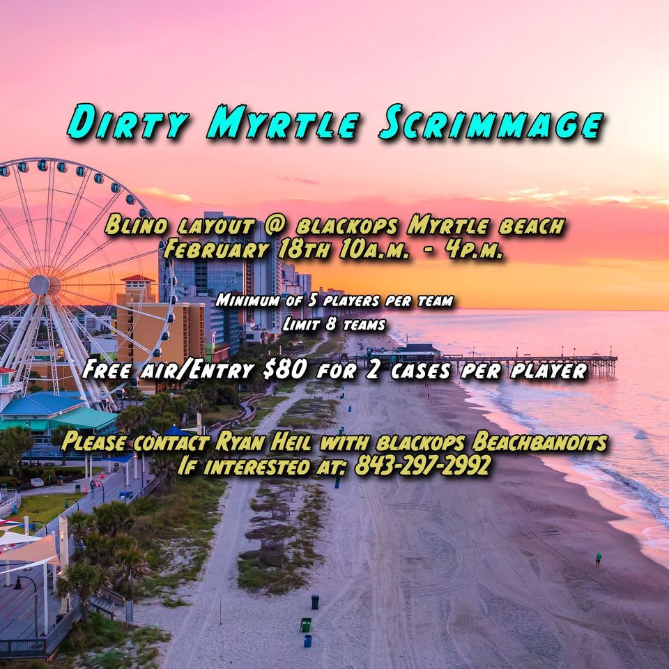 CPXL Scrimmage, Black Ops Paintball/Airsoft Myrtle Beach, Socastee