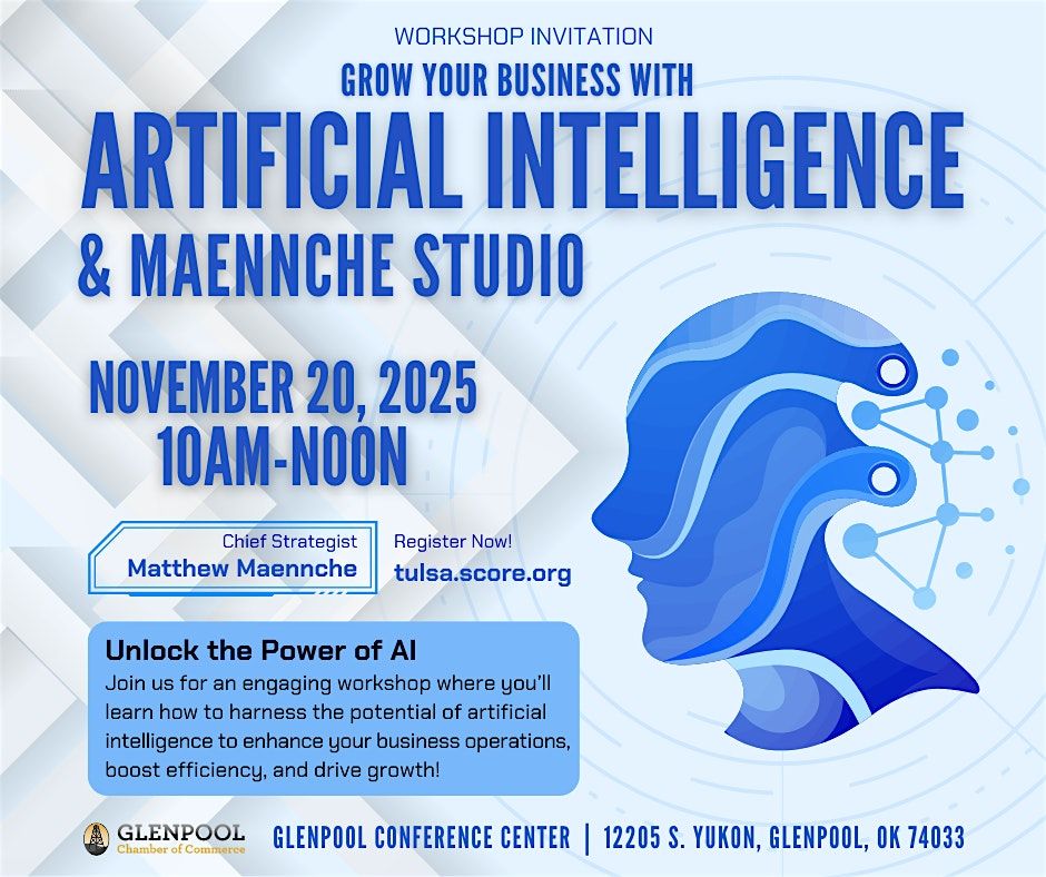 How to Use AI to Grow Your Business | Event in Glenpool | AllEvents