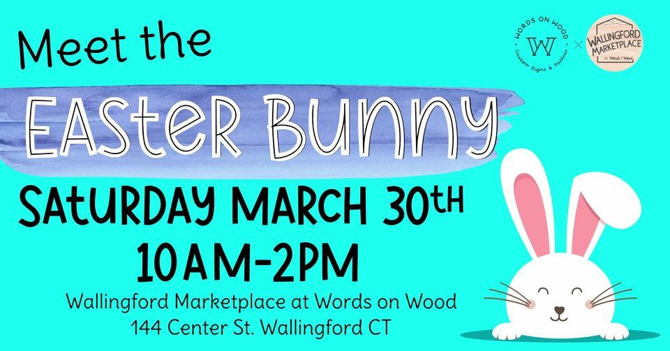 Easter Bunny at the Wallingford Marketplace at Words on Wood, 144