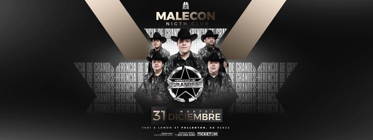 HERENCIA DE GRANDES EN FULLERTON, 31 December | Event in Fullerton | AllEvents