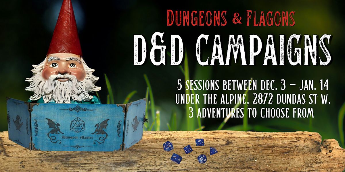 Dungeons & Flagons: CAMPAIGNS, 3 December | Event in Toronto | AllEvents