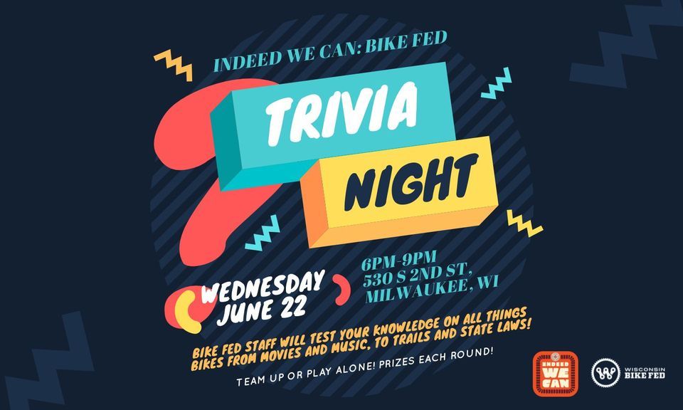 Indeed We Can BIKE TRIVIA NIGHT, Indeed Brewing Company (Milwaukee
