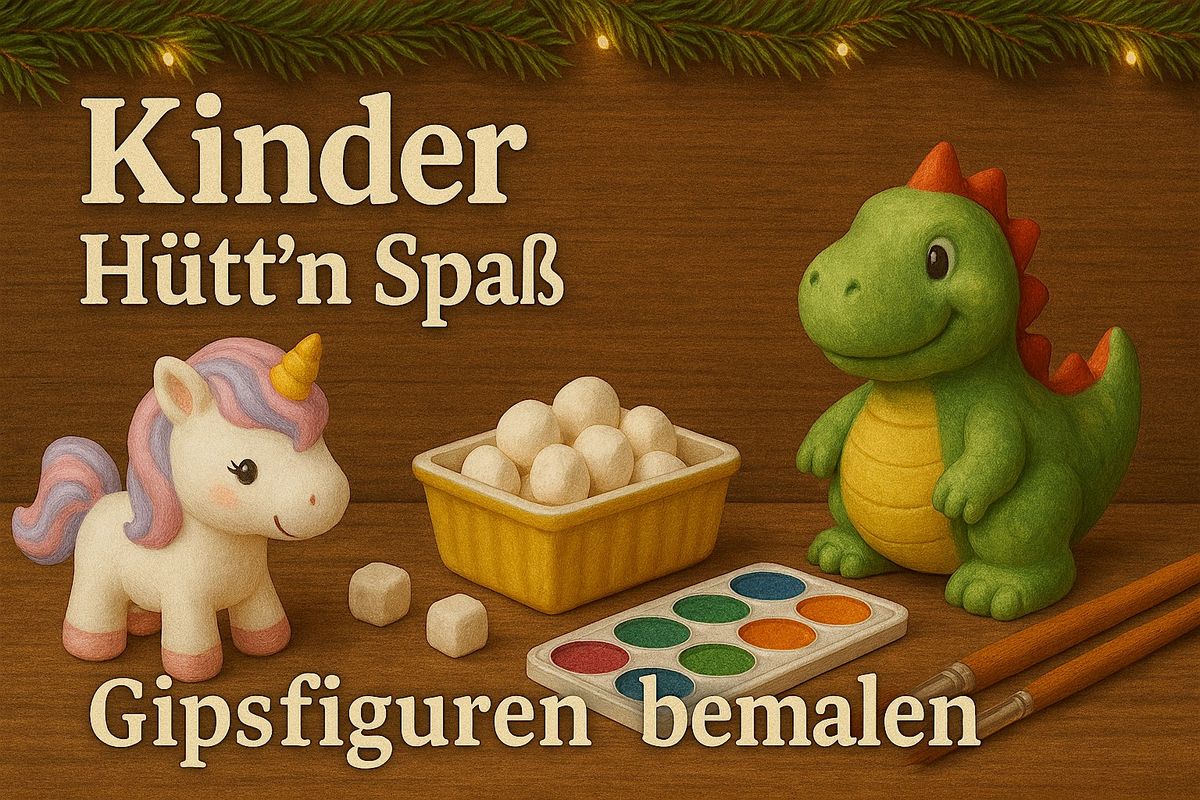 Kinder Hütt´n Spaß - Gipsfiguren bemalen, 14 December | Event in Leinfelden-Echterdingen | AllEvents