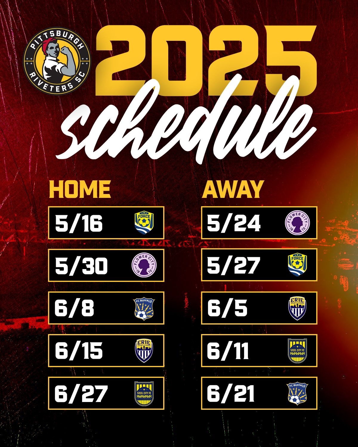 Pittsburgh Riveters SC vs. Erie Sports Center FC, 14 June | Event in Pittsburgh | AllEvents