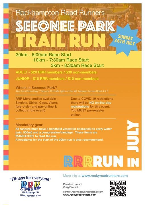 Seeonee Park Trail Run, Seeonee Park, Central Queensland University