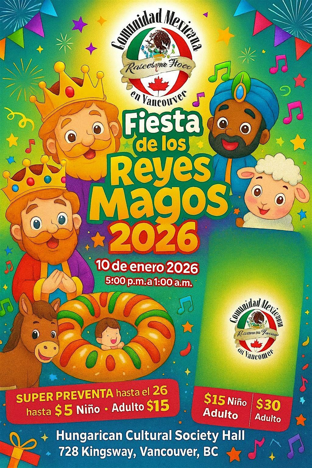 Fiesta de los Reyes Magos 2026, 10 January | Event in Vancouver | AllEvents