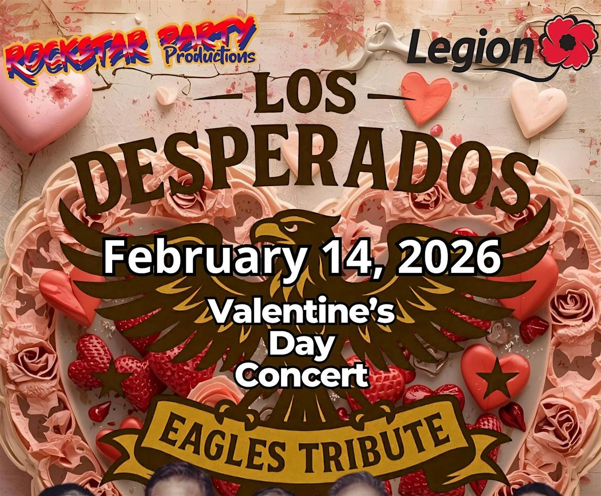 The Best of my Love - A Valentine's Day with Los Desperados Eagles Tribute, 14 February | Event in Cornwall