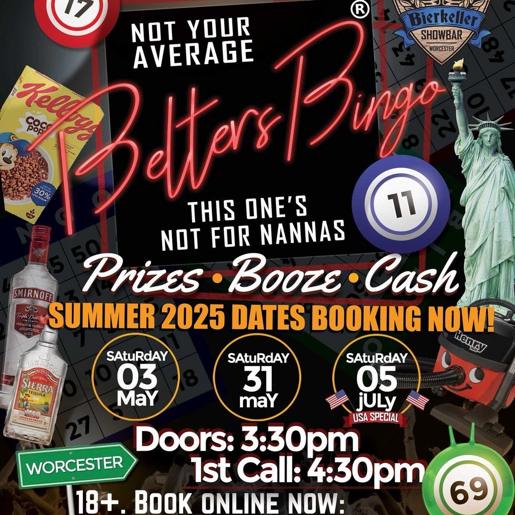 Bangerz Bingo @ Bierkeller Worcester, 5 July | Event in Worcester | AllEvents