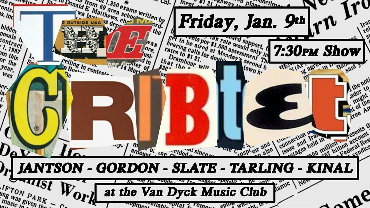 The Cribtet - Live Jazz at the Van Dyck, 9 January | Event in Schenectady | AllEvents