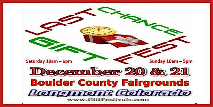 Last Chance Gift Fest, 20 December | Event in Longmont | AllEvents