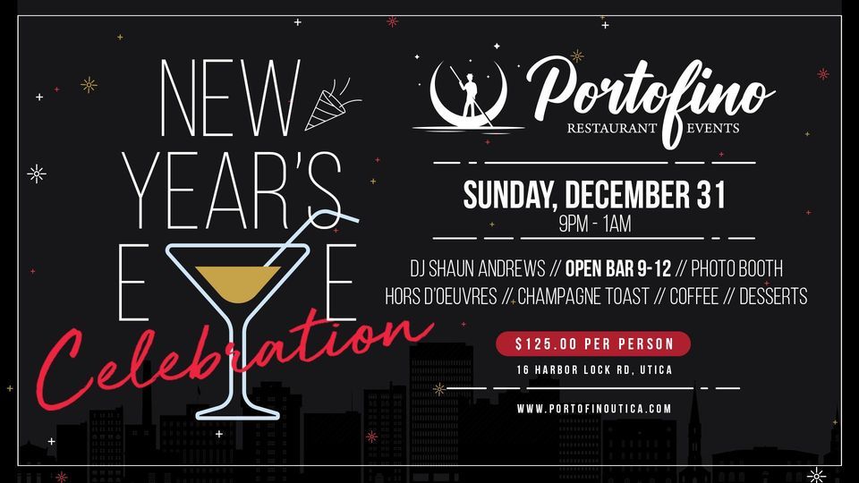 New Years Eve at Portofino, Portofino Utica, 31 December 2023