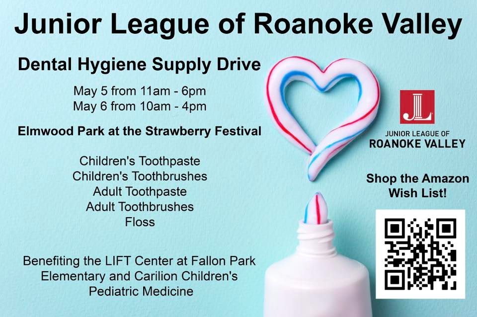Junior League of Roanoke Valley Dental Hygiene Supply Drive, Elmwood