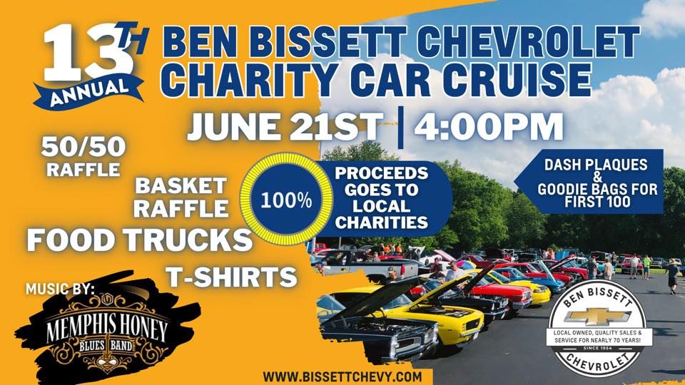 13th Annual Car Cruise for Charity, Ben Bissett Chevrolet, Inc, Mercer