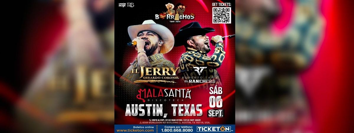 EL JERRY Y ROBERTO TAPIA in Austin, 6 September | Event in Austin | AllEvents