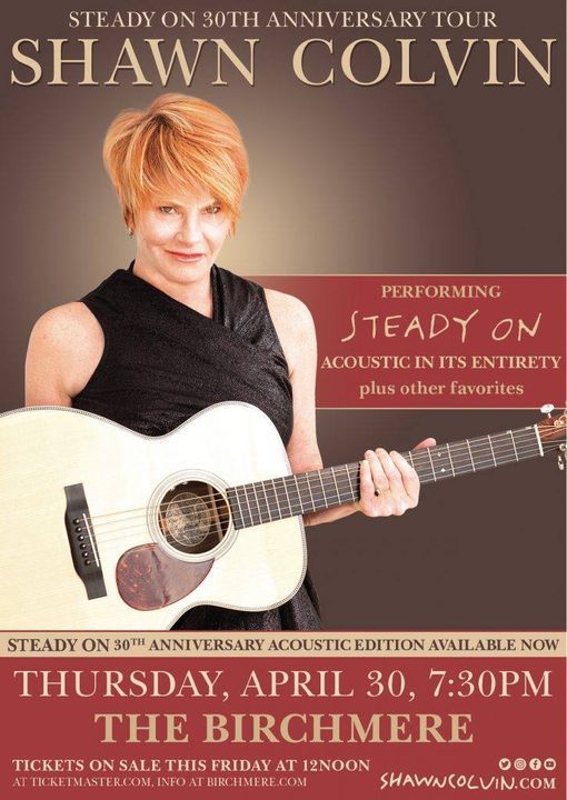 Rescheduled To April 22 2022 Shawn Colvin Steady On The Birchmere Alexandria April 30 2021 Allevents In Birchmere Schedule 2022