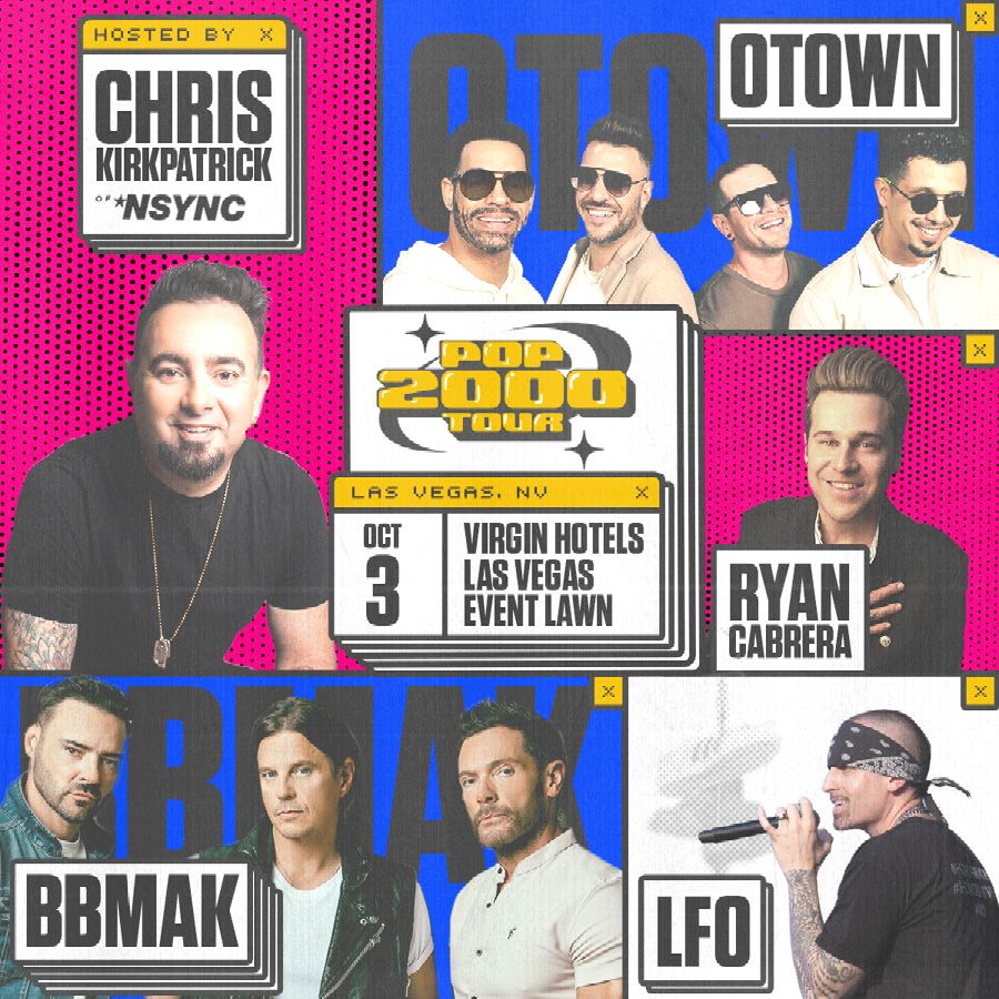 The Pop 2000 Tour: Chris Kirkpatrick & Ryan Cabrera, 26 June | Event in Atlantic City | AllEvents