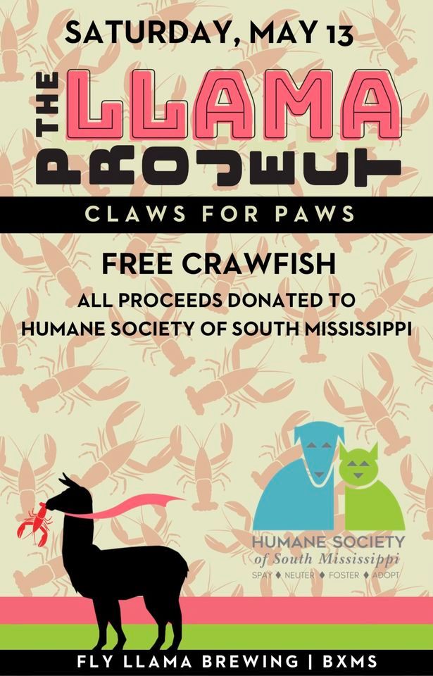Llama Project Crawfish Charity , Fly Llama Brewing, Biloxi, 13 May 2023